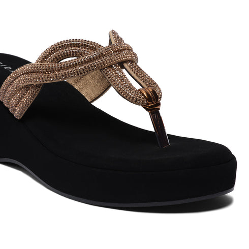 Naysa Rhinestone Wedges