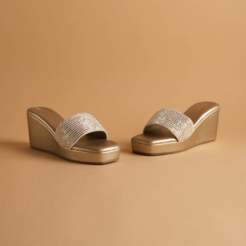 Neev Embellished Wedges