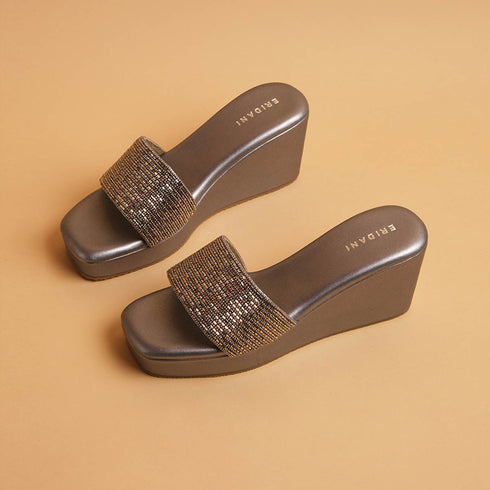 Neev Embellished Wedges