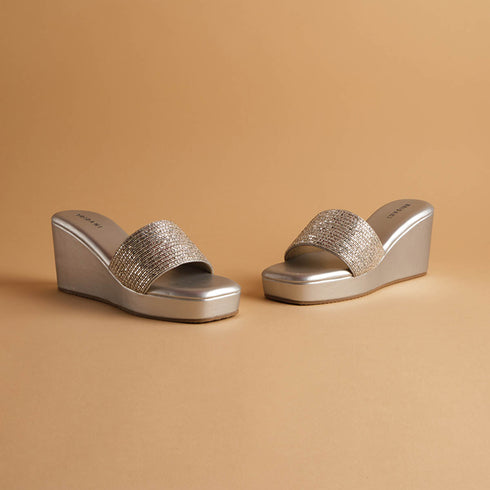 Neev Embellished Wedges