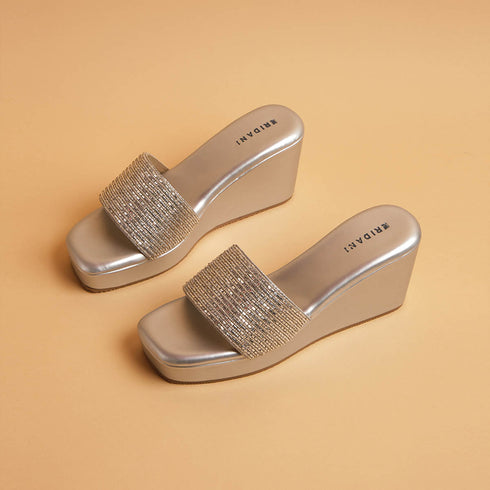 Neev Embellished Wedges