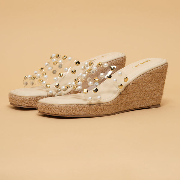 Niki Transparent Wedges