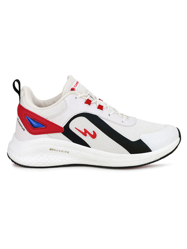 OMAX White Men's Running Shoes