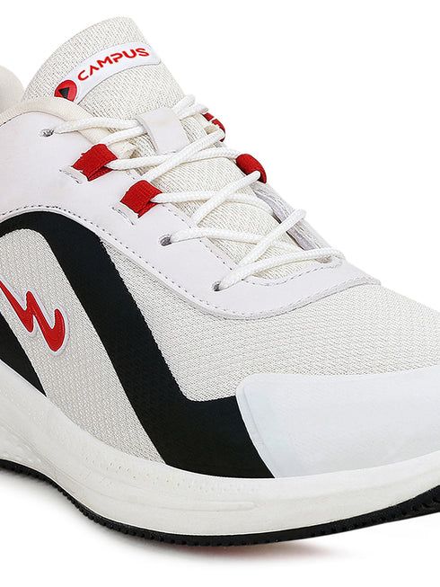 OMAX White Men's Running Shoes