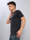 Men Solid Slim Fit Crew Neck T-shirt with TECHNO COOL+
