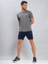 Men Solid Slim Fit Crew Neck T-shirt with TECHNO COOL+