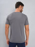 Men Solid Slim Fit Crew Neck T-shirt with TECHNO COOL+