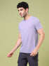 Men Solid Slim Fit Crew Neck T-shirt with TECHNO COOL+