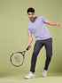 Men Solid Slim Fit Crew Neck T-shirt with TECHNO COOL+