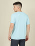 Men Solid Slim Fit Crew Neck T-shirt with TECHNO COOL+