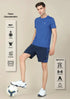 Men Solid Slim Fit Crew Neck T-shirt with TECHNO COOL+