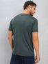Men Solid Slim Fit Crew Neck T-shirt with TECHNO COOL+