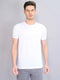 Men Solid Slim Fit Crew Neck T-shirt with TECHNO COOL+