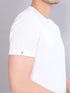 Men Solid Slim Fit Crew Neck T-shirt with TECHNO COOL+
