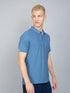 Men Solid Slim Fit Polo T-shirt with MATPIQ