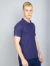 Men Solid Slim Fit Polo T-shirt with MATPIQ