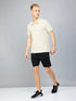 Men Solid Slim Fit Polo T-shirt with MATPIQ