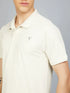 Men Solid Slim Fit Polo T-shirt with MATPIQ
