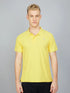Men Solid Slim Fit Polo T-shirt with MATPIQ