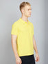 Men Solid Slim Fit Polo T-shirt with MATPIQ