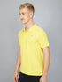 Men Solid Slim Fit Polo T-shirt with MATPIQ