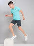 Men Solid Slim Fit Polo T-shirt with MATPIQ