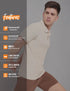 Men Solid Slim Fit Polo T-shirt with MATPIQ