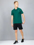 Men Solid Slim Fit Polo T-shirt with MATPIQ