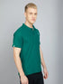 Men Solid Slim Fit Polo T-shirt with MATPIQ