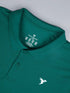 Men Solid Slim Fit Polo T-shirt with MATPIQ