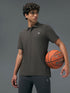 Men Solid Slim Fit Polo T-shirt with MATPIQ