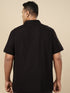 Men Plus Size Solid Polo T-shirt with MATPIQ
