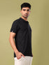 Men Solid Slim Fit Polo T-shirt with MATPIQ
