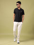 Men Solid Slim Fit Polo T-shirt with MATPIQ