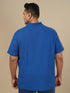 Men Plus Size Solid Polo T-shirt with MATPIQ