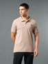 Men Solid Slim Fit Polo T-shirt with MATPIQ