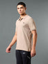 Men Solid Slim Fit Polo T-shirt with MATPIQ