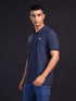 Men Solid Slim Fit Polo T-shirt with MATPIQ