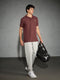 Men Solid Slim Fit Polo T-shirt with MATPIQ