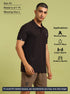 Men Solid Slim Fit Polo T-shirt with MATPIQ