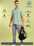 Men Solid Slim Fit Polo T-shirt with MATPIQ