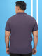 Men Plus Size Solid Polo T-shirt with MATPIQ