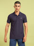 Men Solid Slim Fit Polo T-shirt with MATPIQ