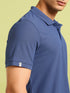 Men Solid Slim Fit Polo T-shirt with MATPIQ