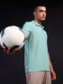 Men Solid Slim Fit Polo T-shirt with MATPIQ