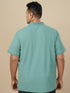 Men Plus Size Solid Polo T-shirt with MATPIQ