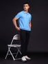 Men Solid Slim Fit Polo T-shirt with MATPIQ