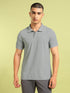 Men Solid Slim Fit Polo T-shirt with MATPIQ