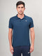 Men Solid Slim Fit Polo T-shirt with MATPIQ