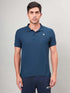 Men Solid Slim Fit Polo T-shirt with MATPIQ